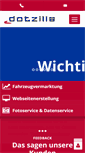 Mobile Screenshot of dotzilla.de
